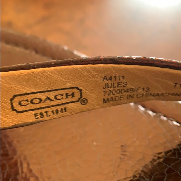 Coach Wedge Sandals - Picture 4 of 4
